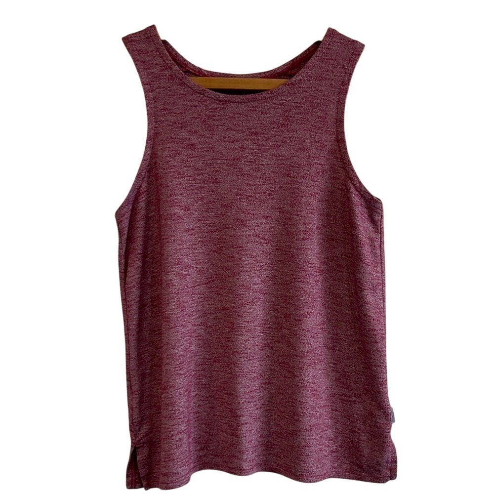 Women's Sleeveless Heathered Top pink Eddie Bauer size‎ XS